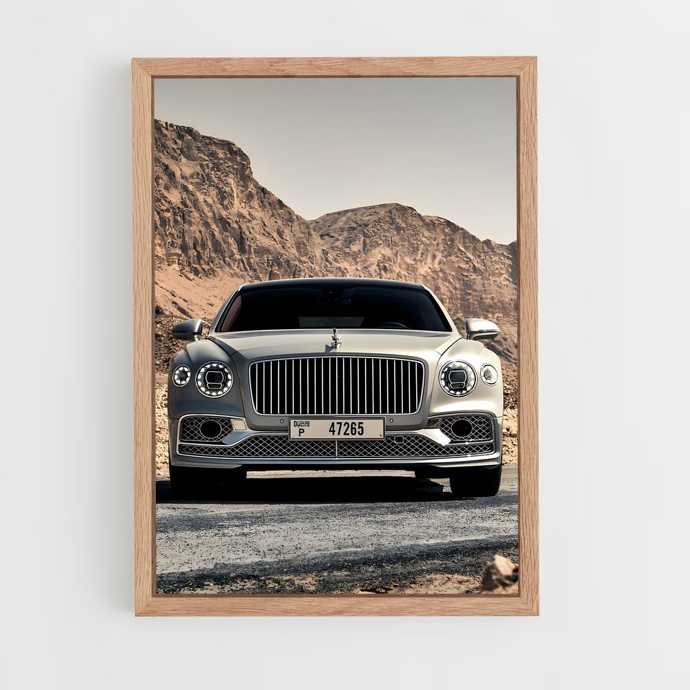 Poster Désert de Luxe – affiche Bentley (vue 4)